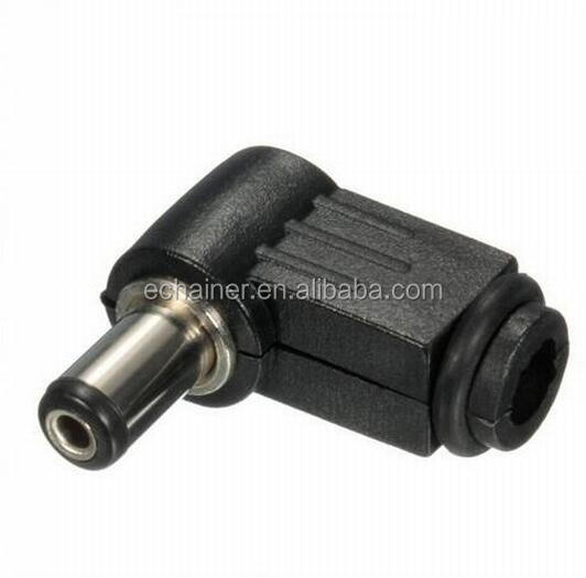 Dc Power 5.5x2.1mm Male Right Angle Plug Jack Waterproof Connect Socket Connector