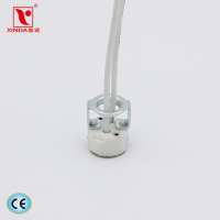 G5.3 lamp socket with metal strip with cable lamp socket lamp base